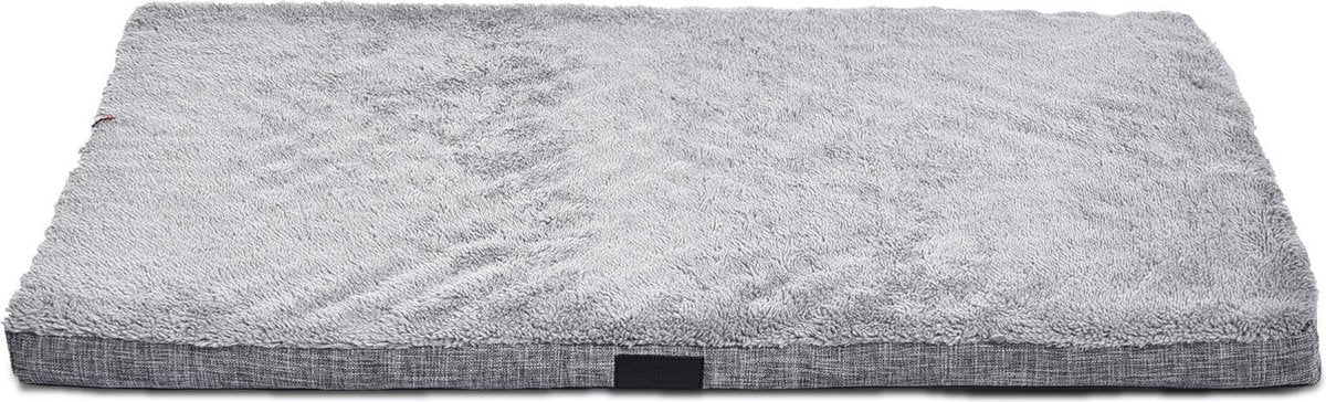 Topmast Benchkussen Hondenkussen Hondenmatras - Traagschuim Orthopedic Grijs  89 x 56 cm
