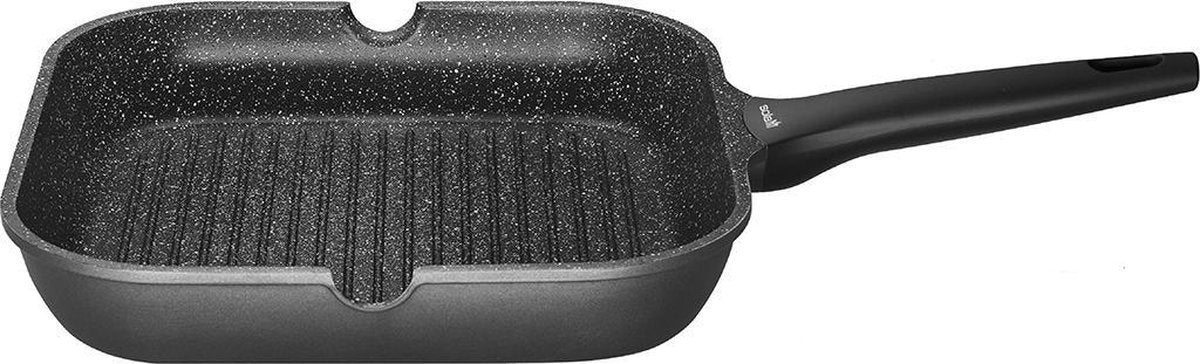 Sola - Grillpan Fair Cooking - Ø 28 cm - Zwart/wit