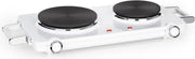 Cookorama dubbele kookplaat 1900-2250 W 150/180 Ø 5 standen zwart