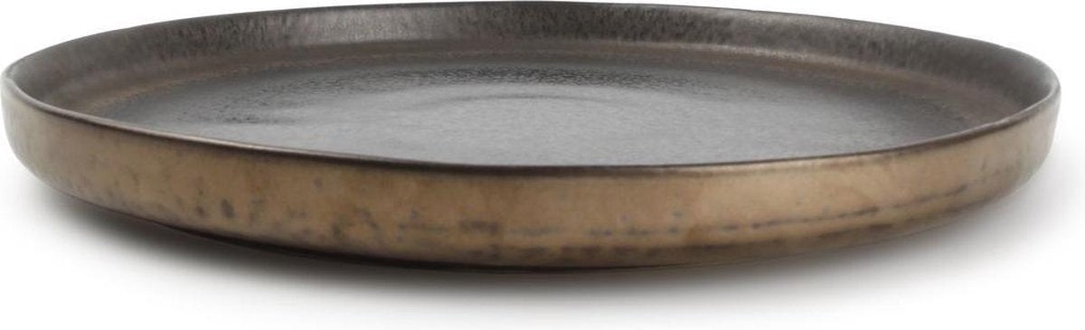 S&P STUDIO URBAN plat bord 22 cm gold graphite (set/4)