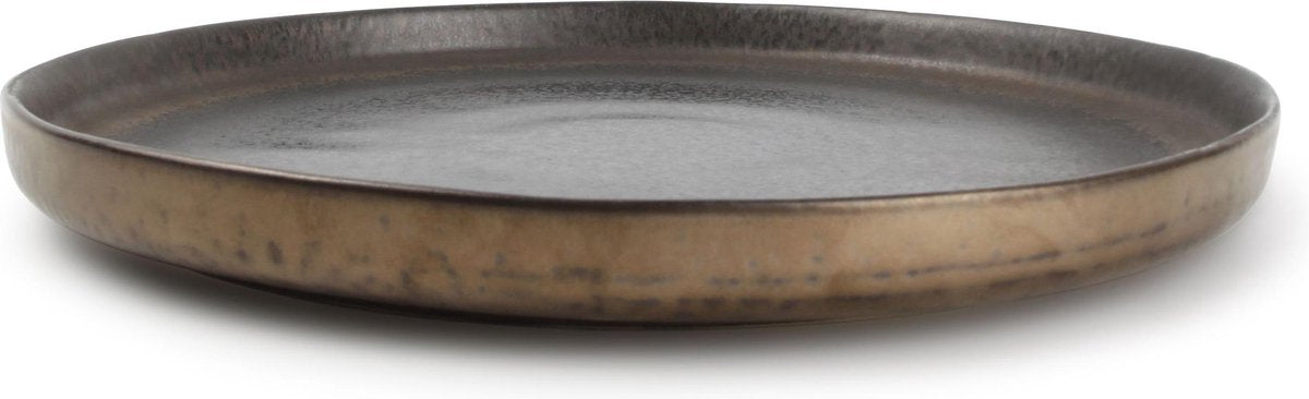 Salt&Pepper Plat bord 22cm goud grafiet Studio Urban set/4