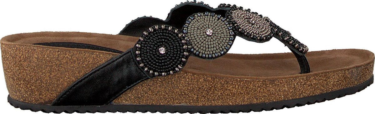 Lazamani Slippers zwart - Maat 36