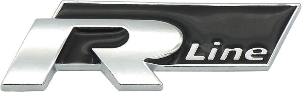 R-line achterkant logo - Golf - Polo embleem - Volkswagen