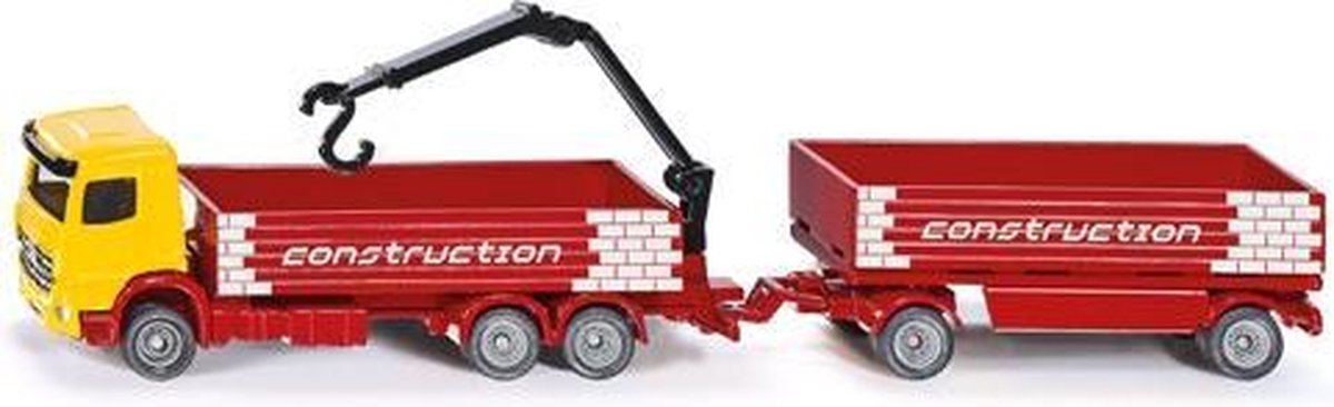 Siku 1797 Bouwvrachtwagen met Trailer