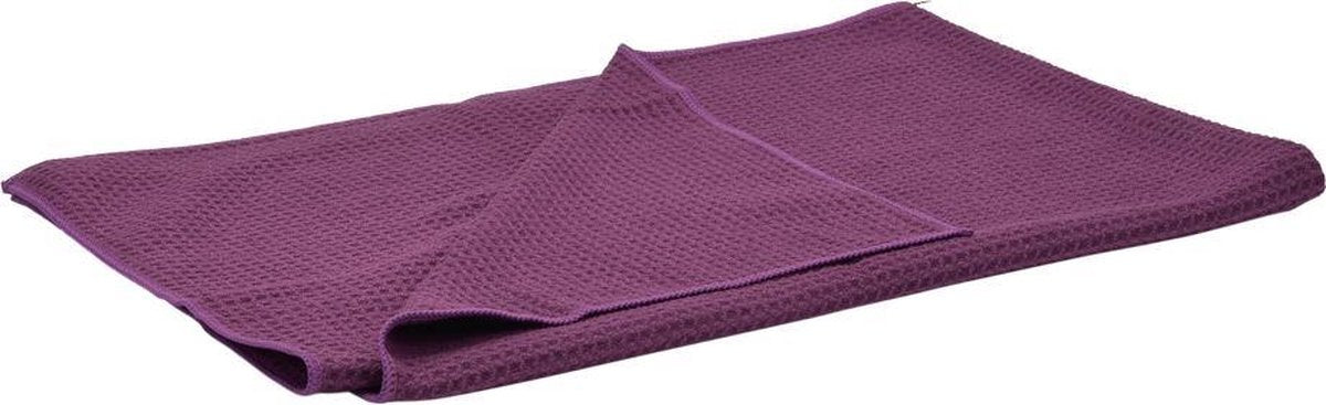 Autodroogdoek Microvezel - Gewafeld - 90 x 60cm - Violet