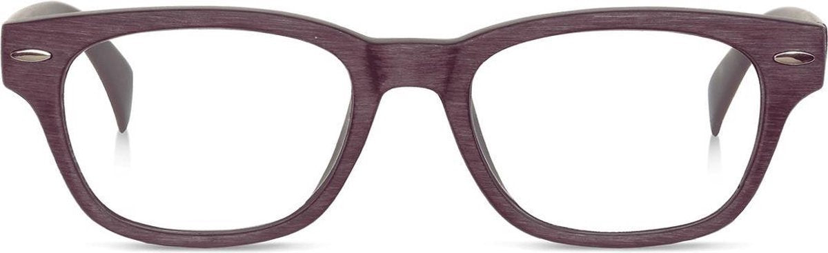 Looplabb Mephisto leesbril  +3.50 - burgundy rood