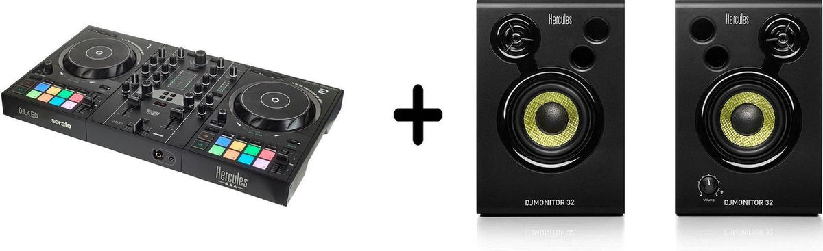 Hercules DJControl Inpulse 500 + Hercules DJMonitor 32