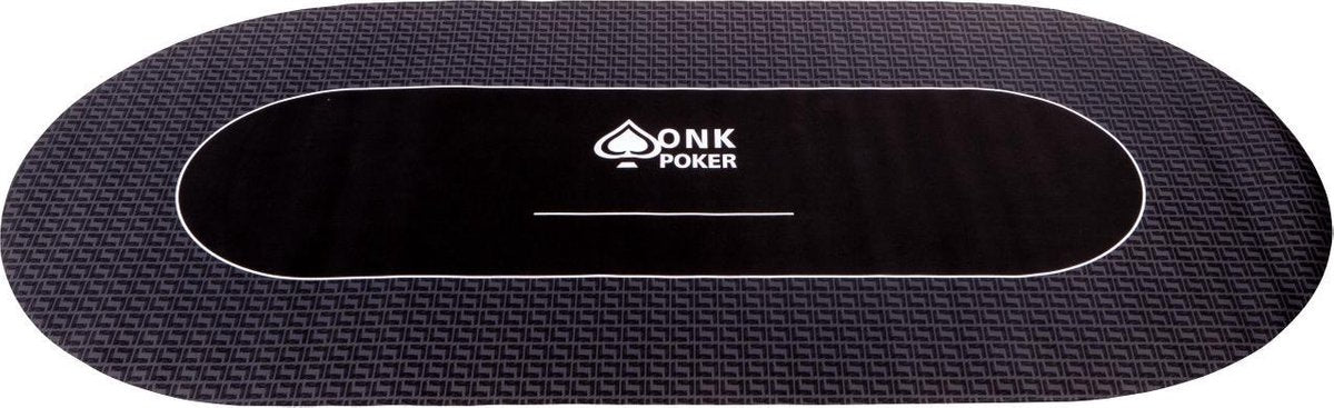 Rubber pokermat zwart
