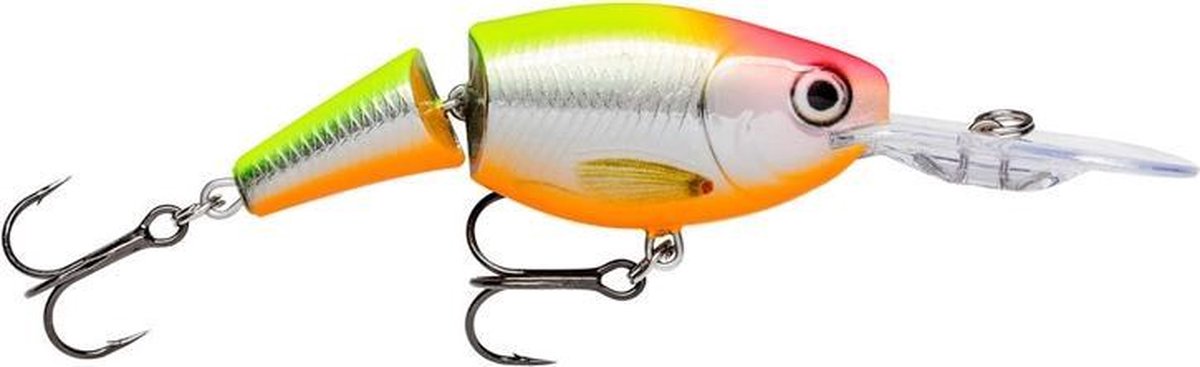 Rapala Jointed Shad Rap - 4 cm - Clown Silver