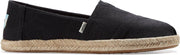 TOMS Alpargata Rope Heren Espadrilles - Black - Maat 40.5
