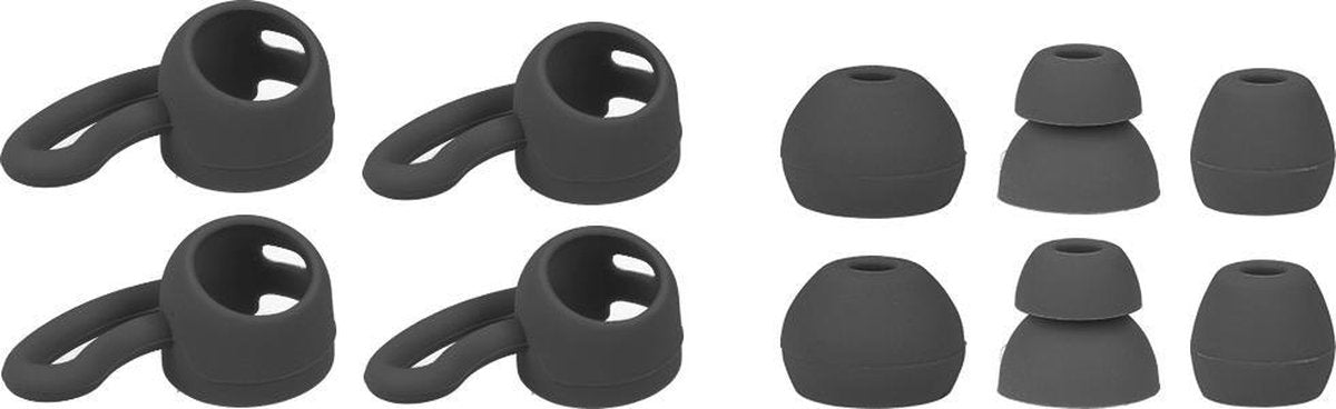Siliconen oordopjes zwart voor de BeatsX
