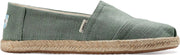 TOMS Alpargata Rope Heren Espadrilles - Green - Maat 44