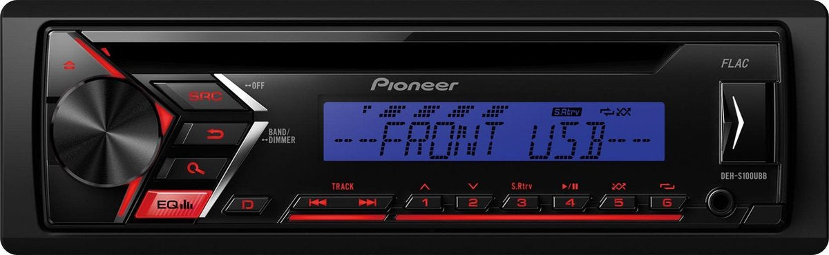 Pioneer DEH-S100UBB CD-Tuner/AUX/USB (blau)
