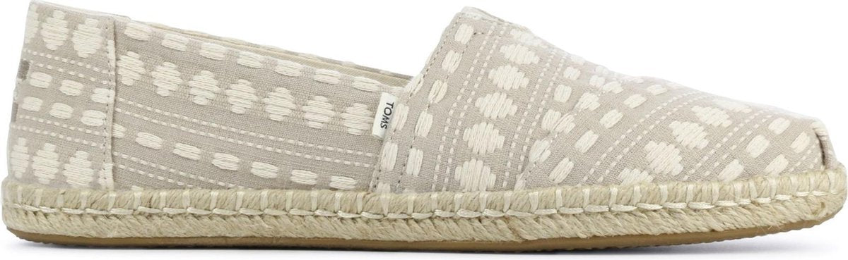 Toms Vrouwen Textiel Espadrilles / Damesschoenen  -   Alpargata geo - Beige - maat 36
