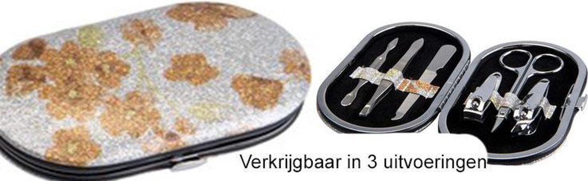 Rojafit - Budget - Manicureset - 7 delig - Glitter - Goud