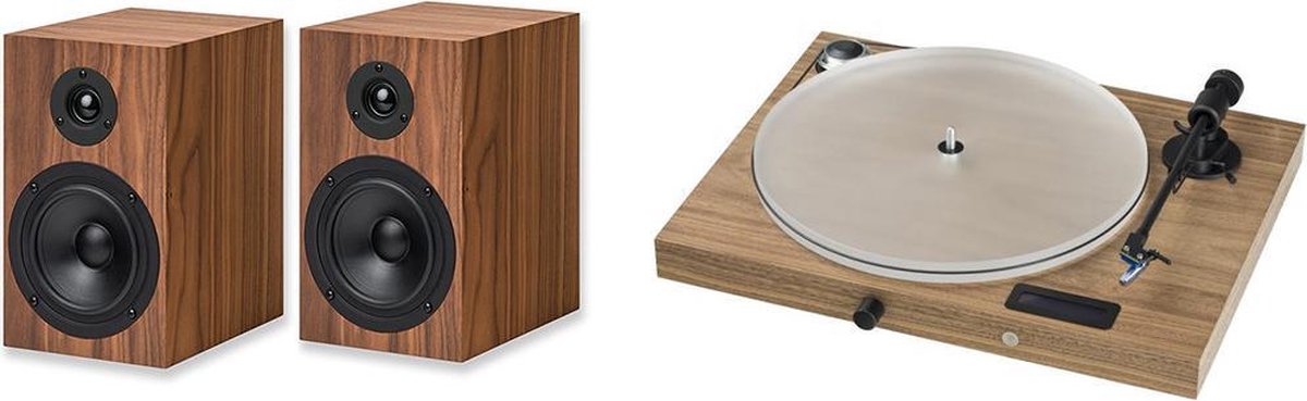 Jukebox S2 + Speaker Box 5 S2 Set Walnut