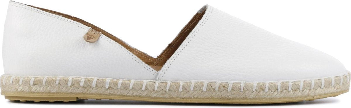Verbenas Vrouwen Suède Espadrilles / Damesschoenen  -   Carmen - Wit - maat 37