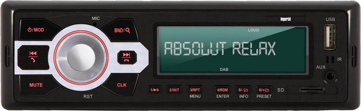 Telestar DABMAN Car radio Auto Analoog Zwart