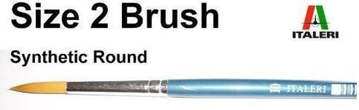 Italeri - 2 Brush Synthetic Round (Ita51205)