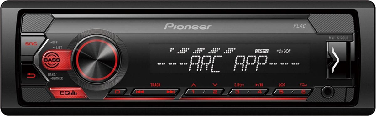 Pioneer MVH-S120UB autoradio Zwart 200 W