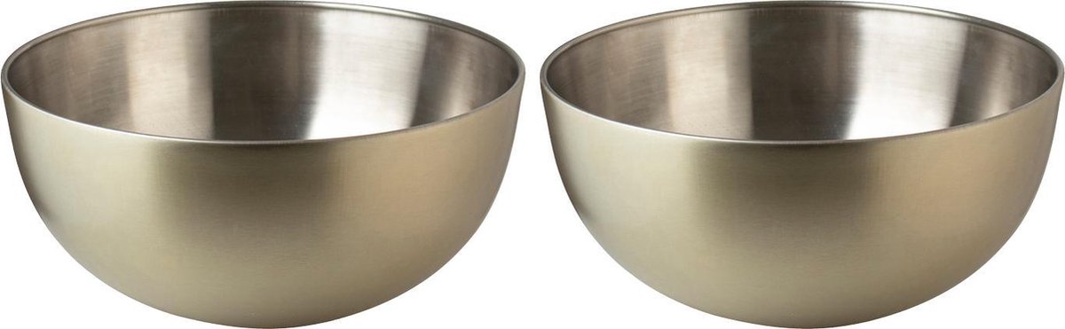 Schaal Champagne Ø 24cm - set 2 stuks