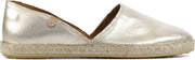Verbenas Vrouwen Leer Espadrilles / Damesschoenen  -   Carmen met - Goud - maat 40