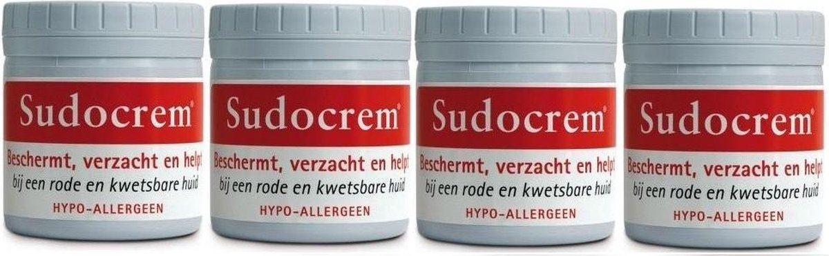 Sudocrem Luierzalf - 4 x 60 Gram Voordeelverpakking