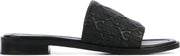 Bronx Vrouwen Leren  Slippers / Damesschoenen 84902-de - Zwart - Maat 40