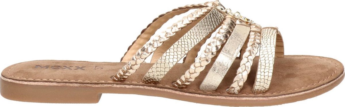Mexx Early dames slipper - Goud - Maat 39