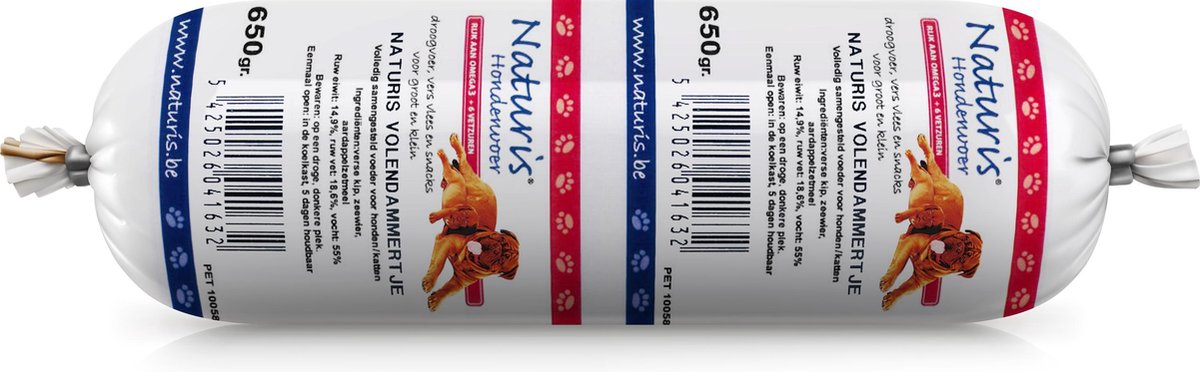 Naturis Houdbare worst Volendam 650gr