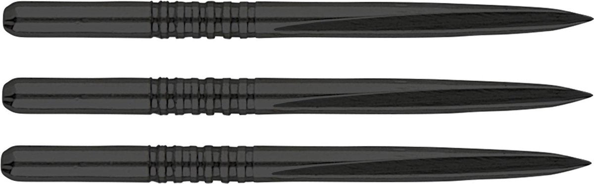 Unicorn Volute Steeltip Dartpunten 36 Mm 7 Grooves Zwart