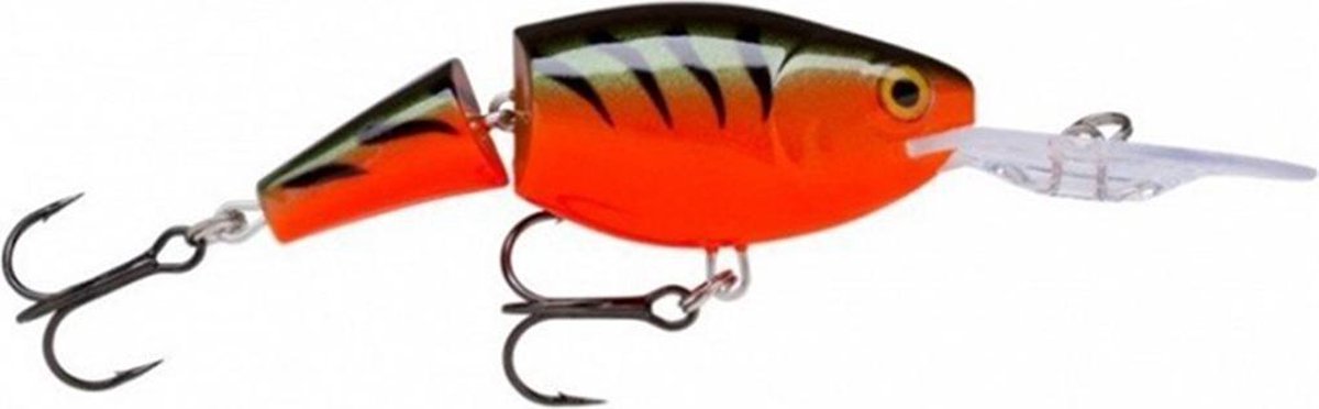 Rapala Jointed Shad Rap - Plug - Red Tiger  - 7cm - Rood