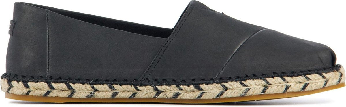 Toms Vrouwen Suède Espadrilles / Damesschoenen  -   Esparto - Zwart - maat 40