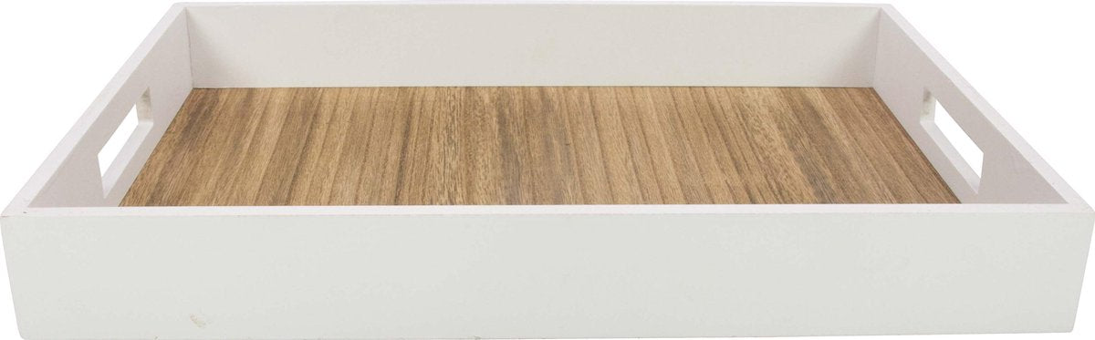 Dienblad Wit-Hout 38