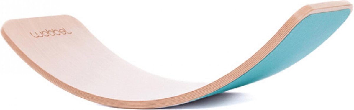 Wobbel Original Linnen-Whitewash met Vilt - Aqua