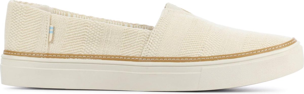 Toms Vrouwen Textiel Instapschoenen / Damesschoenen / Instapper Parker - Wit - Maat  38