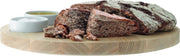 LSA Lotta Dipschaaltjes - Met Houten DIenblad - Set van 2 Stuks - Wit