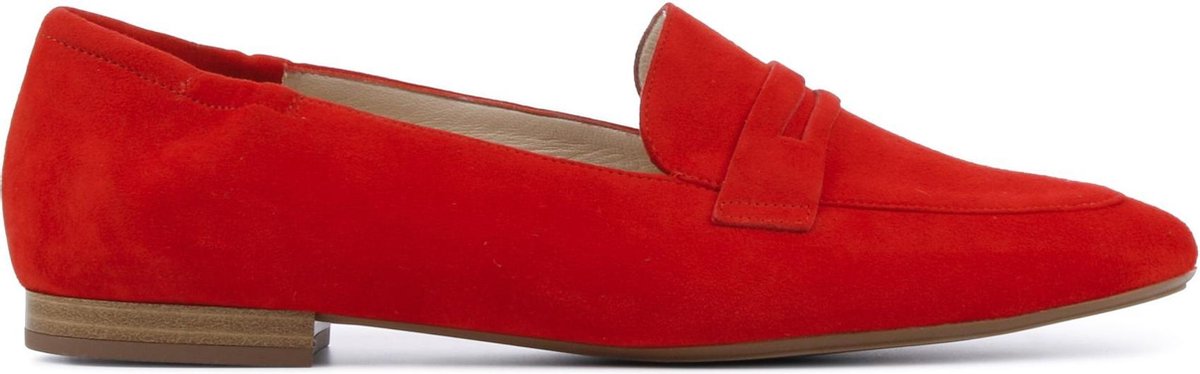 Peter Kaiser Vrouwen Suède Mocassins / Damesschoenen / Instapper - Plus 44503 - Koraal - Maat 36.5
