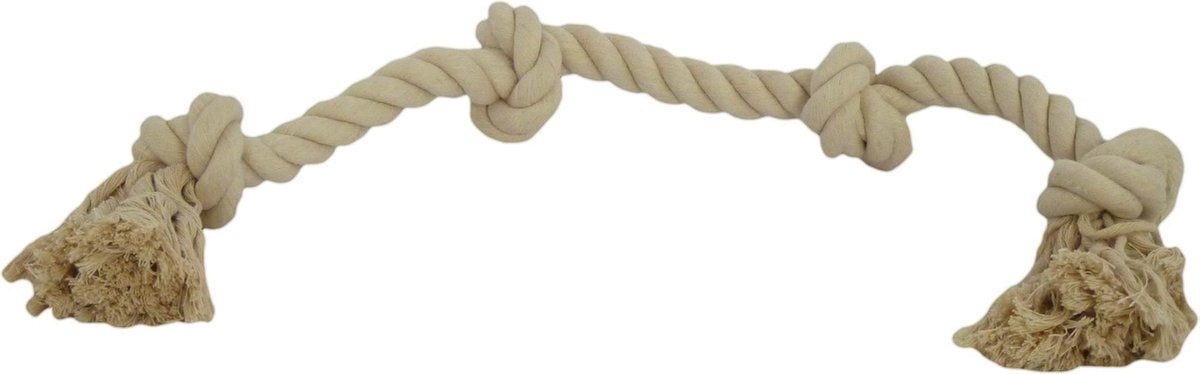Katoen flossy speelgoed 4 knopen 260gr 60cm