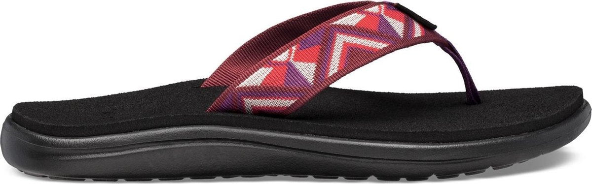 Teva - W Voya Flip - Zwart/Rood - Dames - maat  40