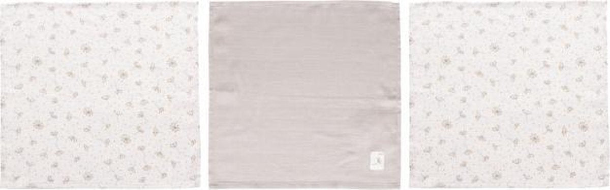 bébé-jou Fabulous Hydrofiel spuugdoekjes 3 stuks - Wish Grey