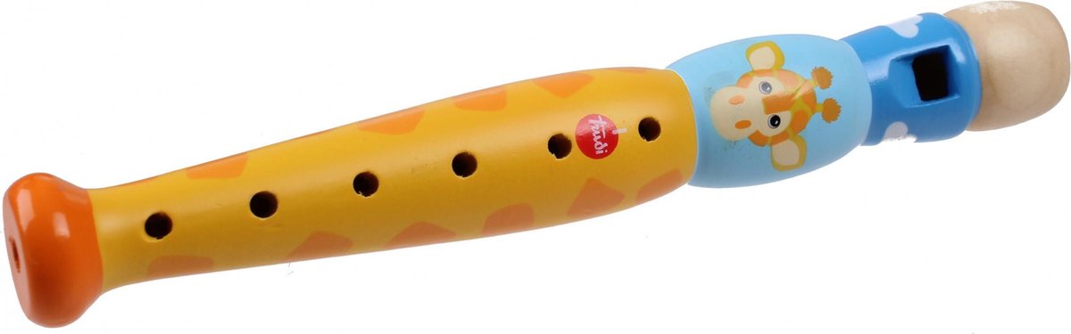 Sevi Blokfluit Giraf 20 Cm Geel/blauw