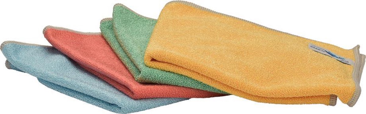 Flipper Nivo Microvezeldoeken - 40 x 40cm - Assorti - 4 Stuks