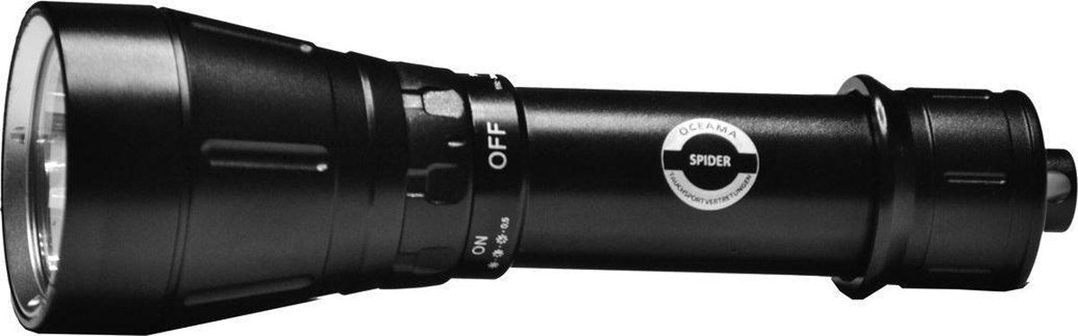 Oceama Spider T-3000 - Duiklamp - LED 3000 Lumen - Zwart