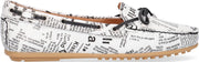 Notre-V 03-003-12 Mocassins - Instappers - Dames - Zilver - Maat 37