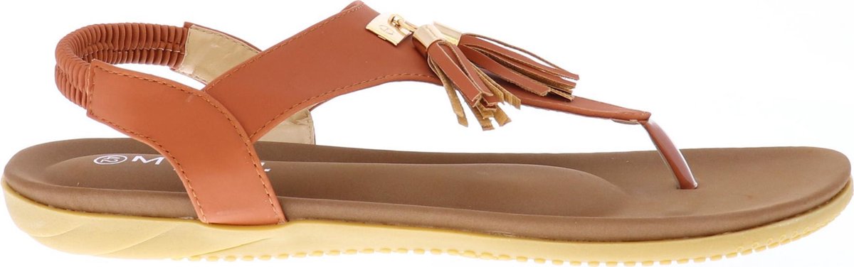 Mrch Label Charlie Sandalen Dames - Slippers - Bruin - Maat 36