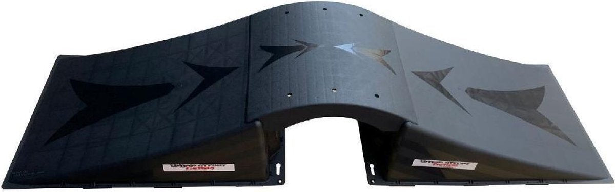 Rampage Verbindingsstuk Skate-ramp 60 X 8 Cm Pe Zwart
