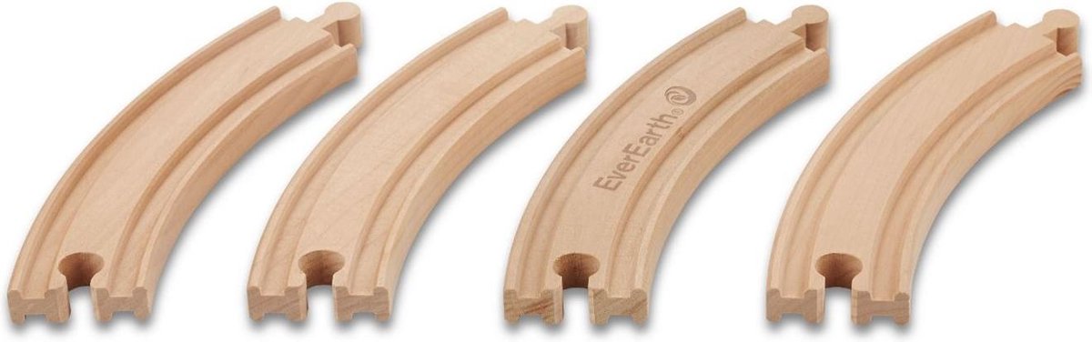 Everearth Treinrails Hout Bocht 17