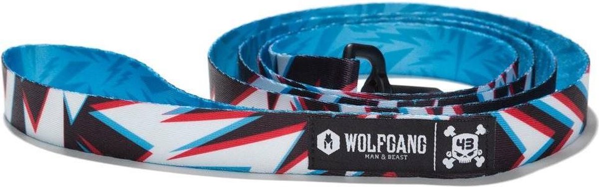 Hondenriem met 3D Artwork design - Wolfang Block43 Racing 3D - Small (1.5x120cm) of Medium (2.5x180cm) - Small