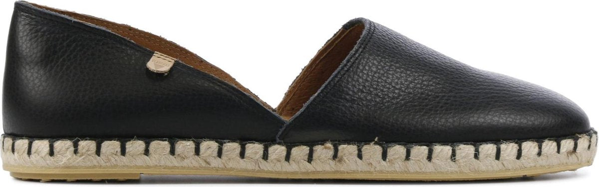 Verbenas Vrouwen Suède Espadrilles / Damesschoenen  -   Carmen - Zwart - maat 37